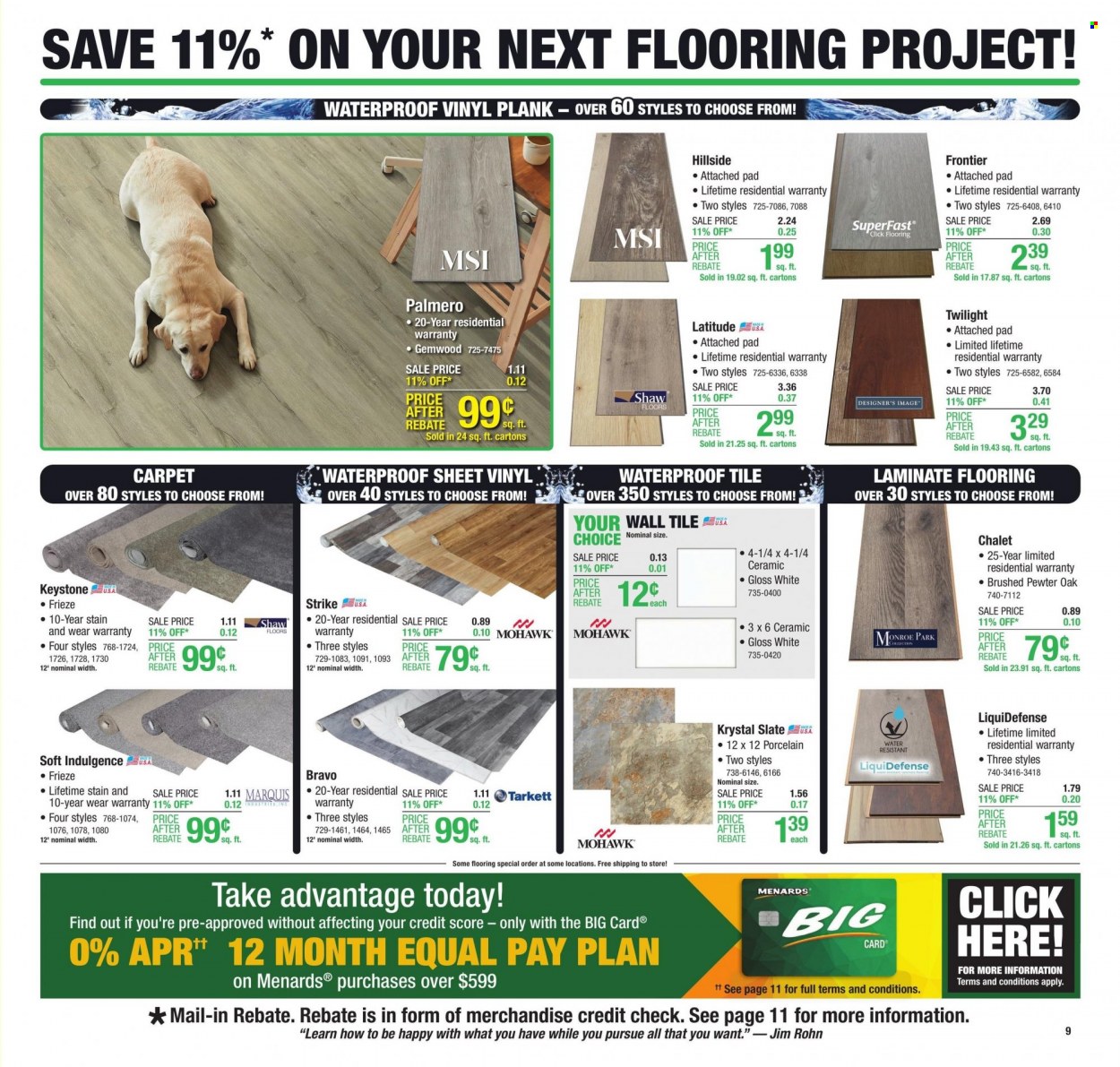 Menards ad - 08/23/2023 - 09/04/2023. Page 20