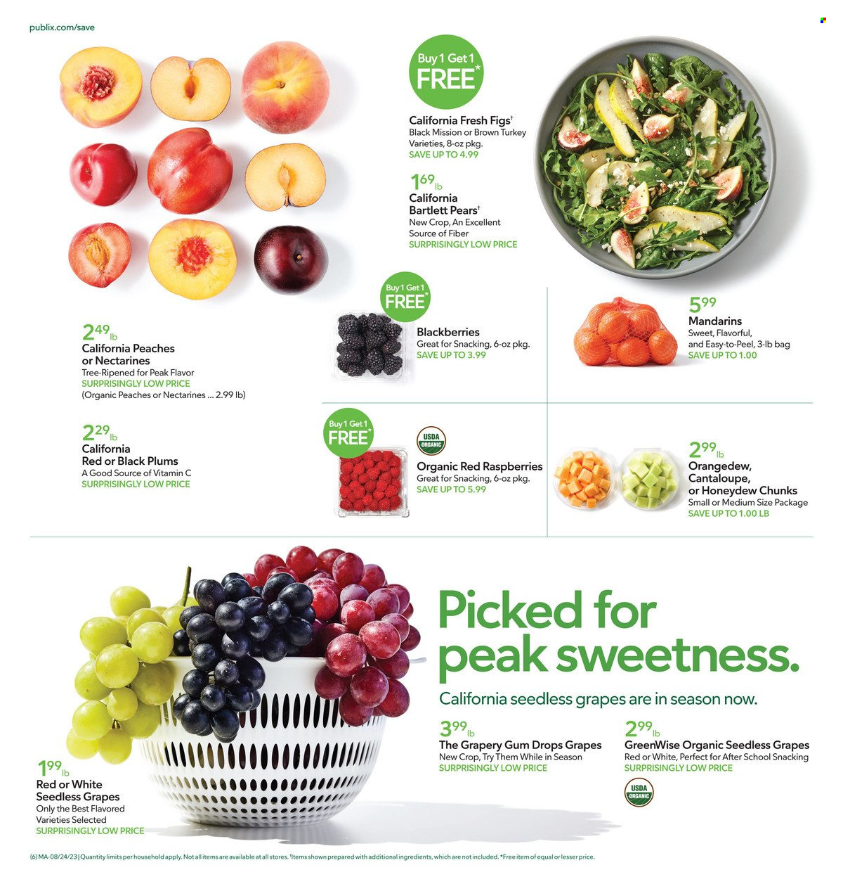 Publix ad - 08/24/2023 - 08/30/2023. Page 6