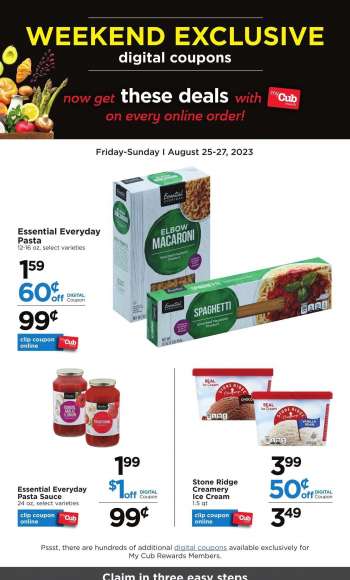 Cub Foods Flyer - 08/25/2023 - 08/27/2023.