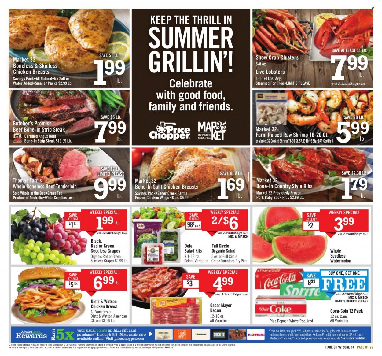 Price Chopper ad - 08/27/2023 - 09/02/2023. Page 1
