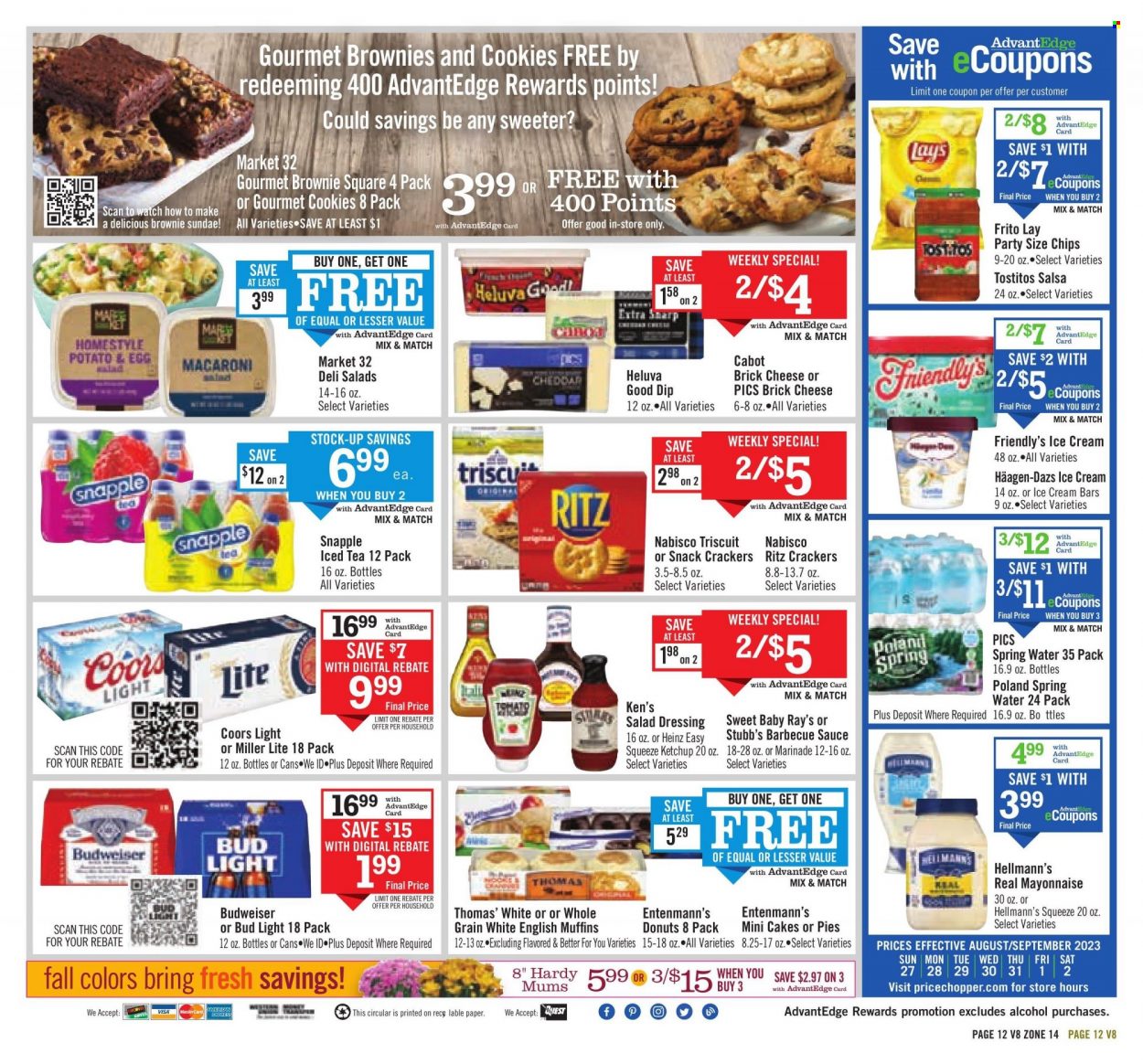 Price Chopper ad - 08/27/2023 - 09/02/2023. Page 12