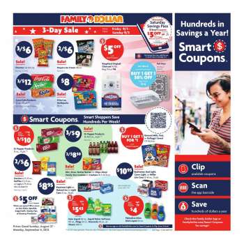 Family Dollar Flyer - August 27, 2023 - September 04, 2023.