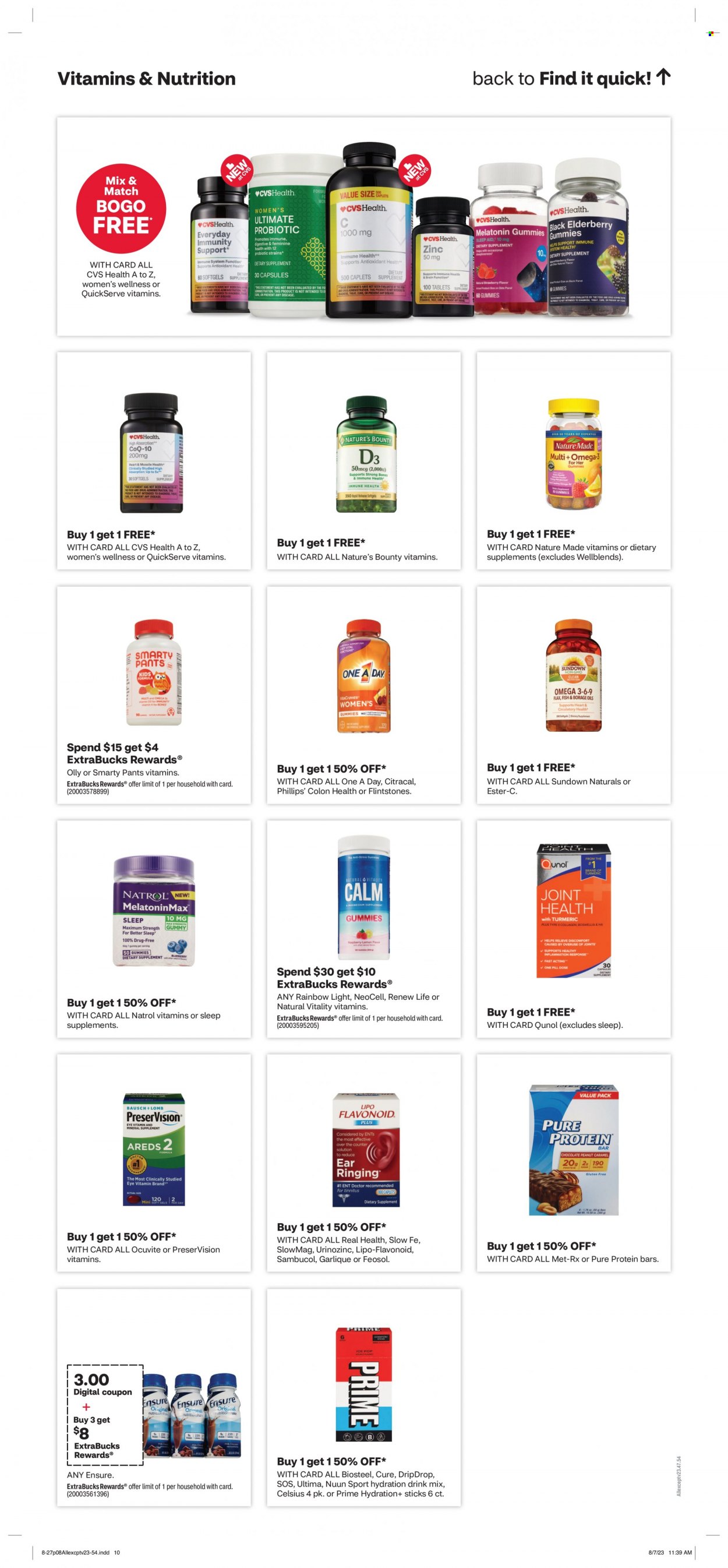 CVS Pharmacy ad - 08/27/2023 - 09/02/2023. Page 8