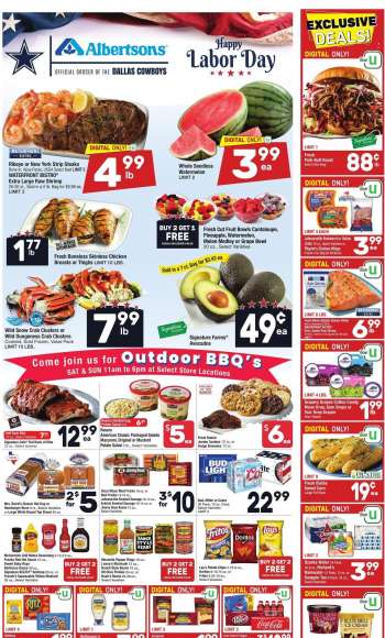 Albertsons Flyer - 08/30/2023 - 09/05/2023.