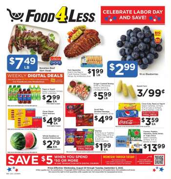 Food 4 Less Flyer - 08/30/2023 - 09/05/2023.