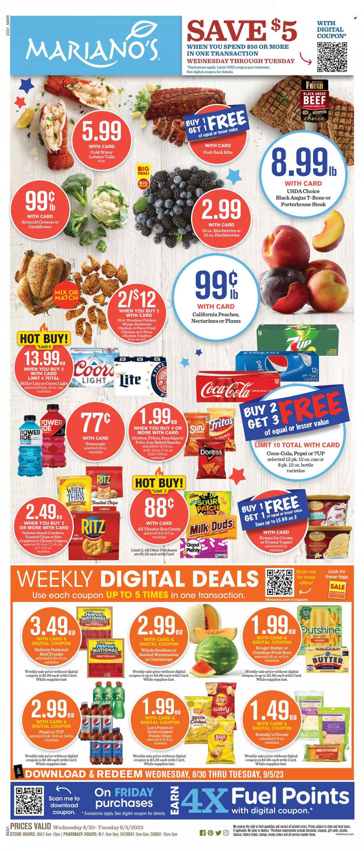 Mariano’s ad - 08/30/2023 - 09/05/2023. Page 1