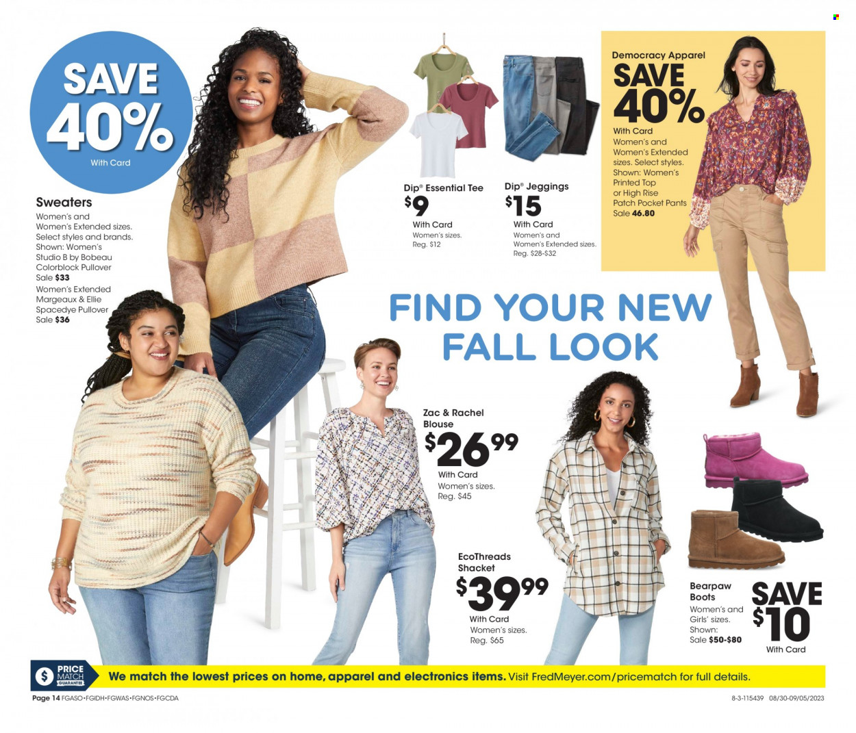 Fred Meyer ad - 08/30/2023 - 09/05/2023. Page 14