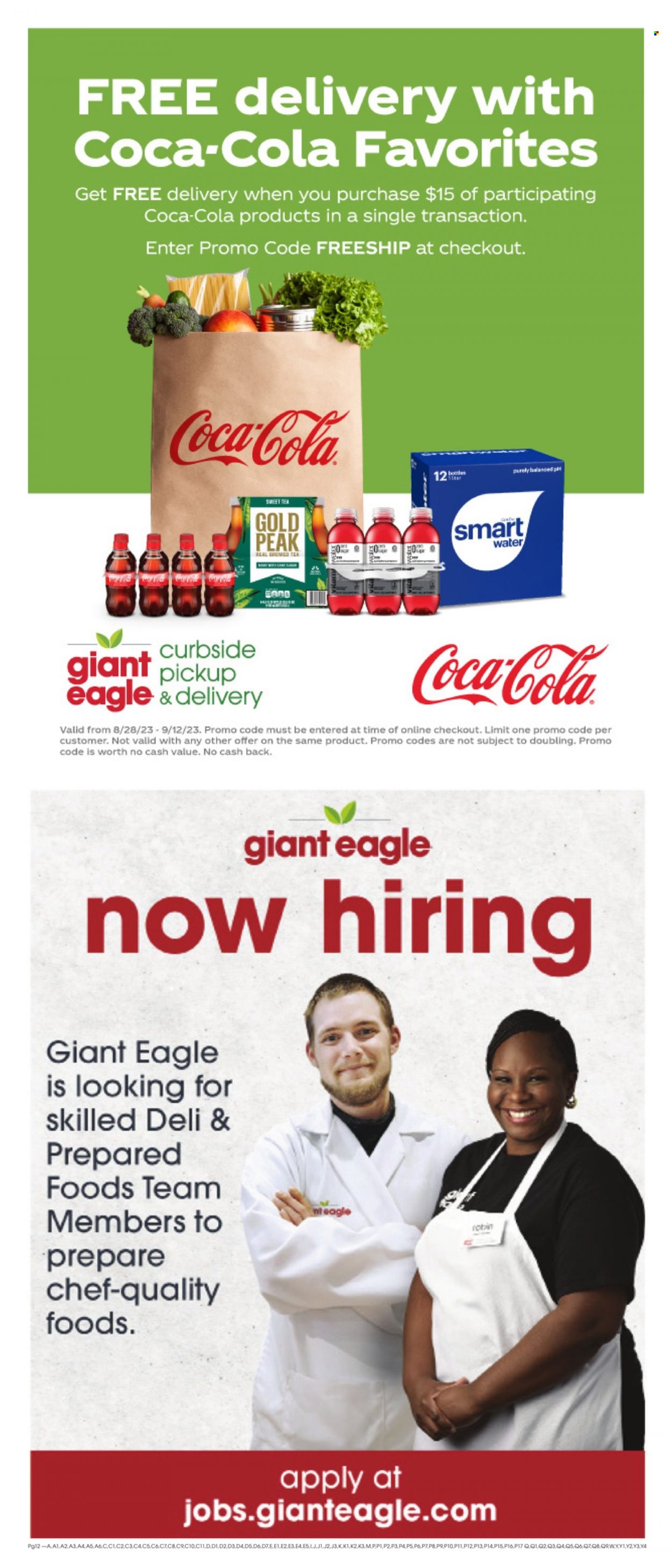 Giant Eagle ad - 08/31/2023 - 09/06/2023. Page 12