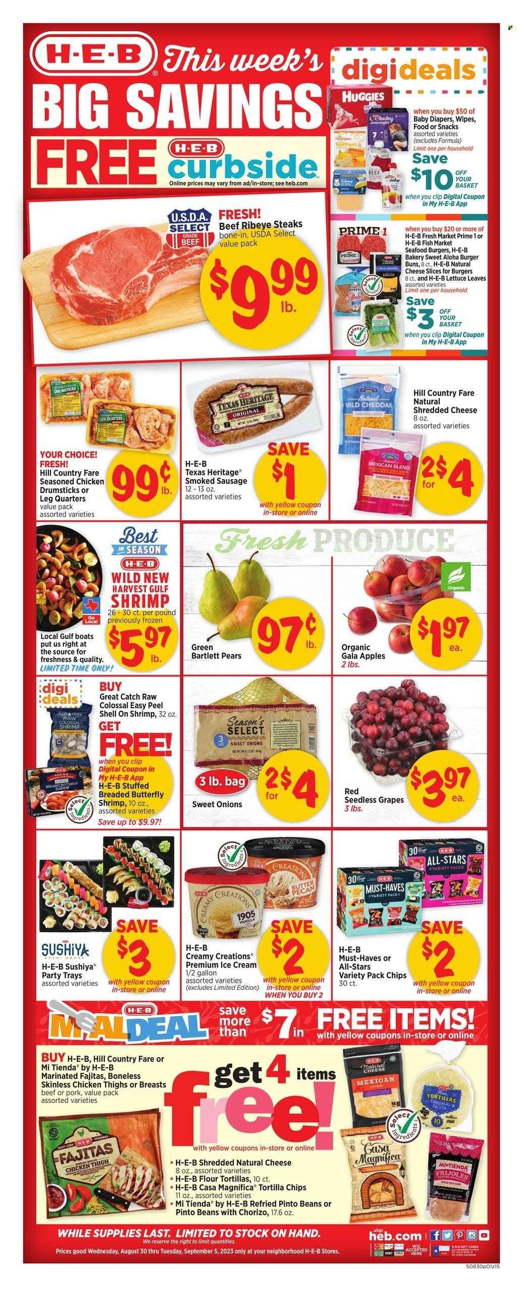 H-E-B ad - 08/30/2023 - 09/05/2023. Page 1