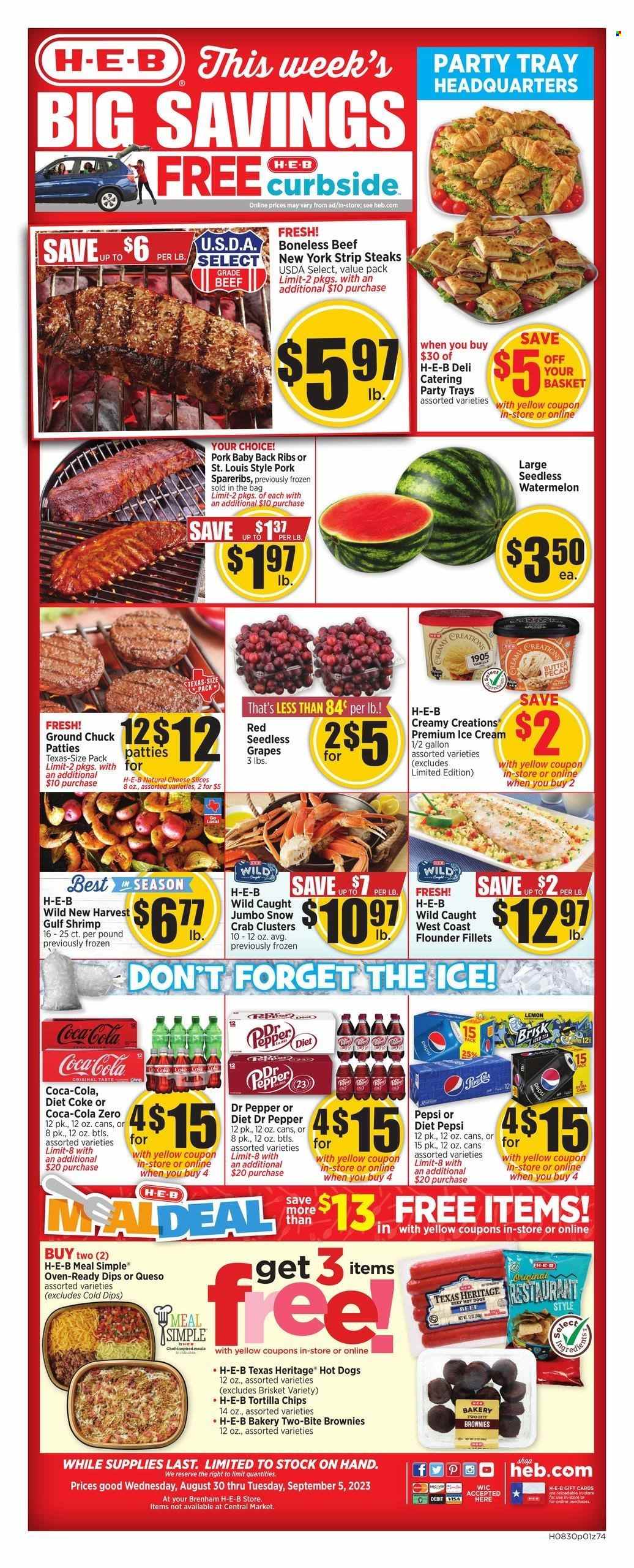 H-E-B ad - 08/30/2023 - 09/05/2023. Page 1