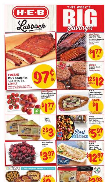 H-E-B Flyer - 08/30/2023 - 09/05/2023.