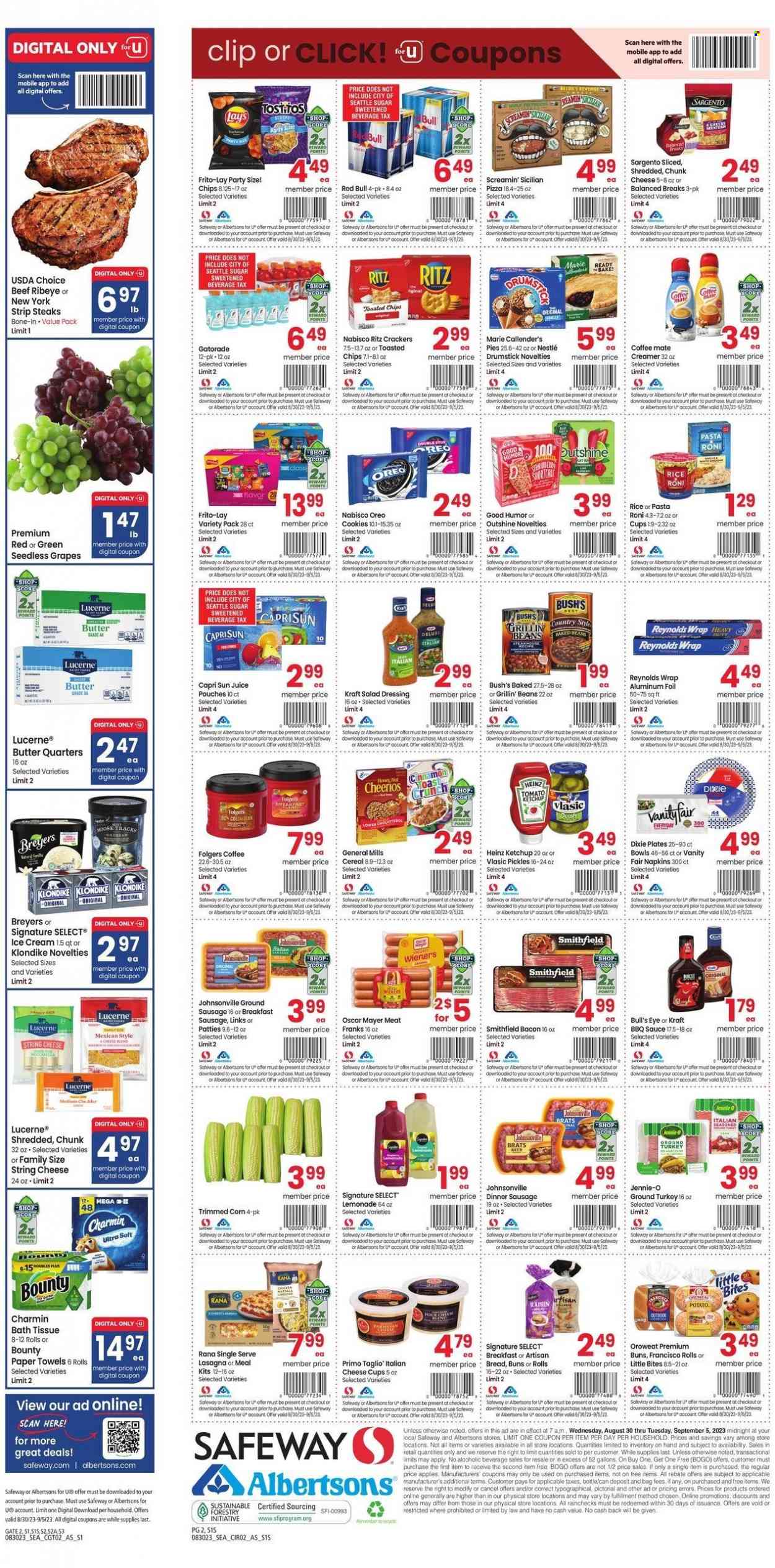Safeway ad - 08/30/2023 - 09/05/2023. Page 2
