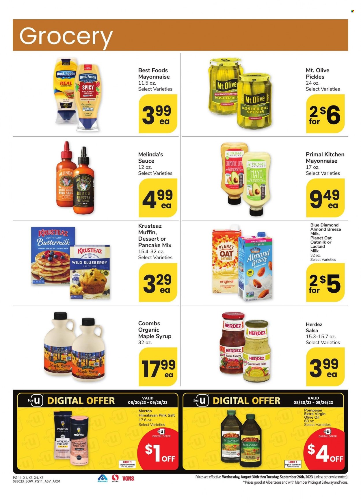 Albertsons ad - 08/30/2023 - 09/26/2023. Page 11