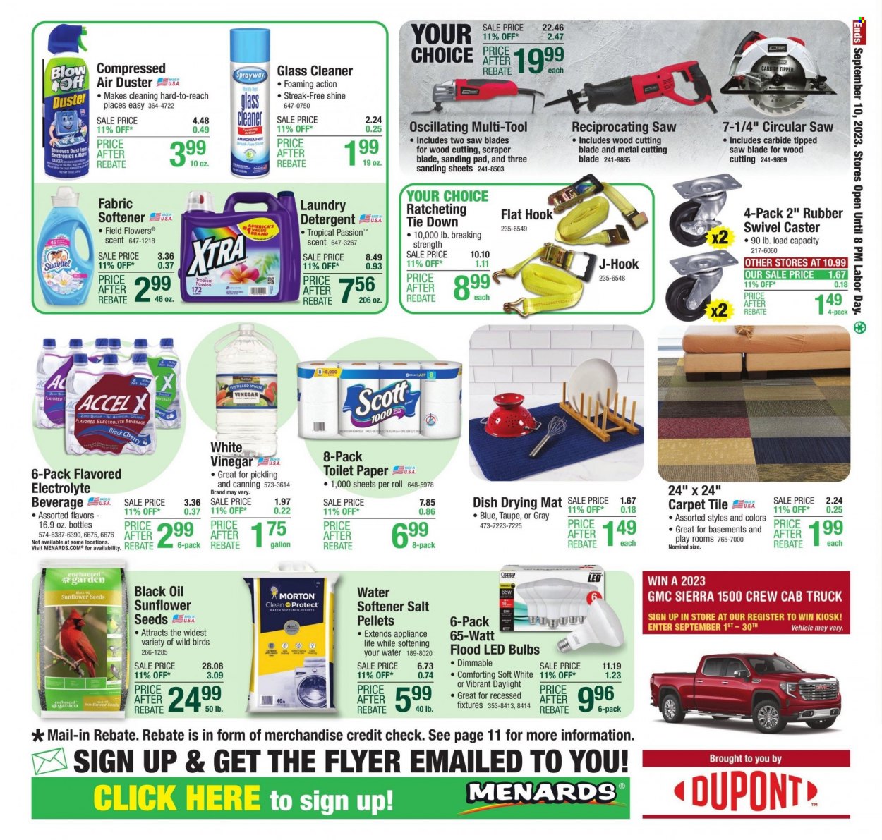 Menards ad - 08/30/2023 - 09/10/2023. Page 21