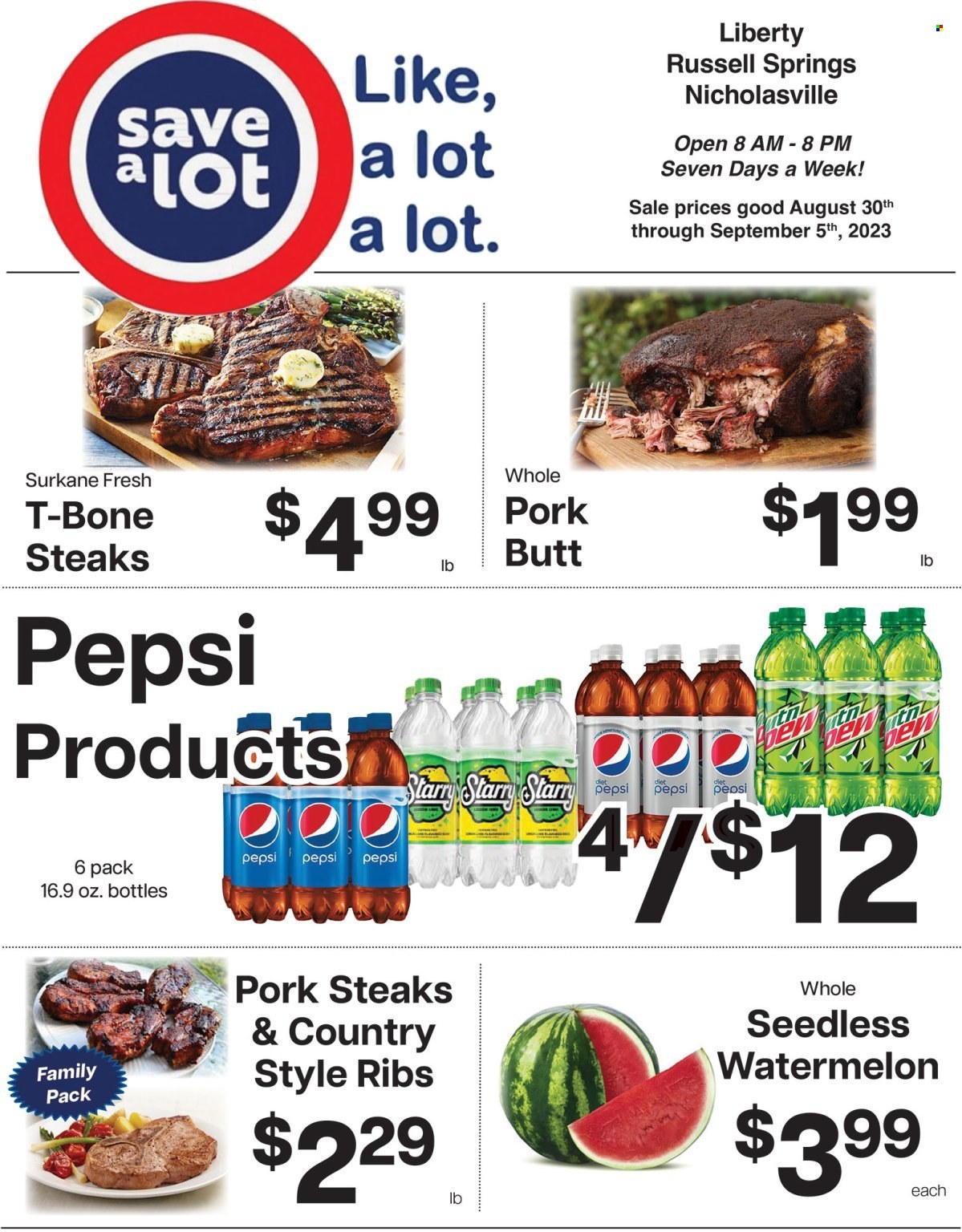 Save a Lot ad - 08/30/2023 - 09/09/2023. Page 1