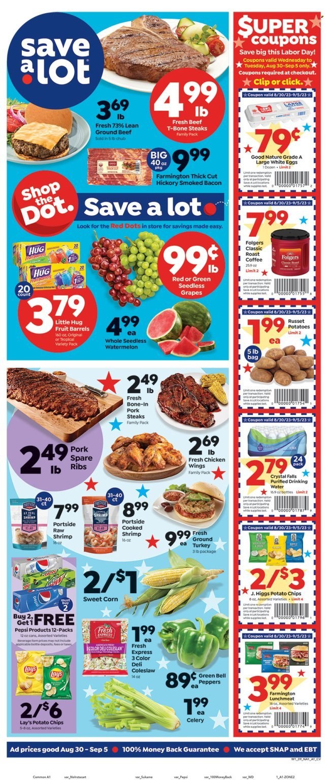Save a Lot ad - 08/30/2023 - 09/05/2023. Page 1