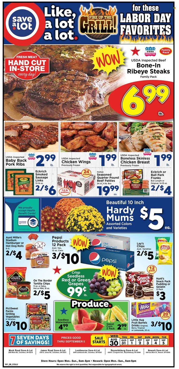 Save a Lot ad - 08/30/2023 - 09/05/2023. Page 1