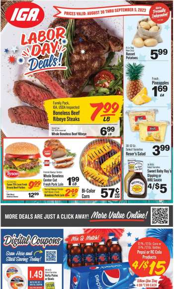 IGA Flyer - 08/30/2023 - 09/05/2023.