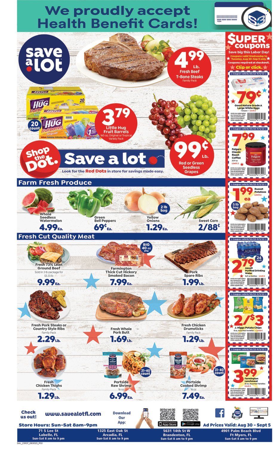 Save a Lot ad - 08/30/2023 - 09/05/2023. Page 1