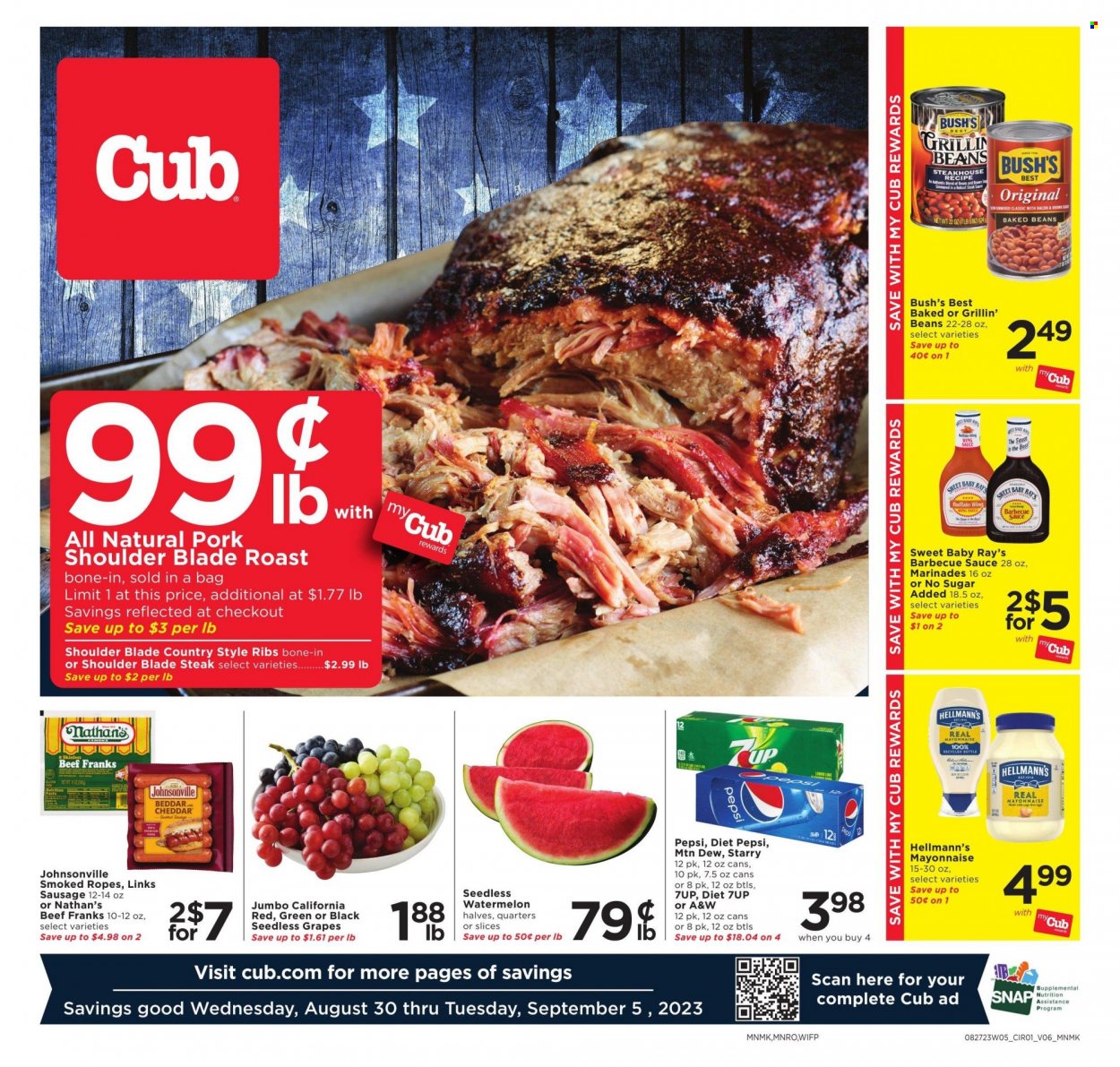 Cub Foods ad - 08/30/2023 - 09/05/2023. Page 1