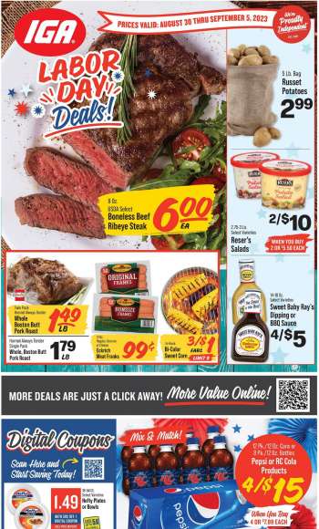 IGA Flyer - 08/30/2023 - 09/05/2023.