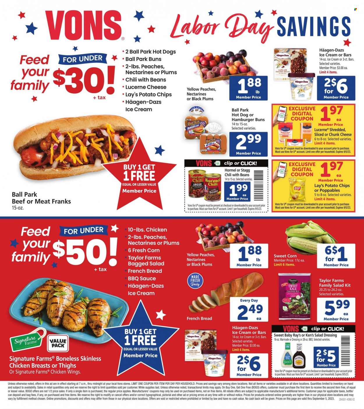 Vons ad - 08/30/2023 - 09/05/2023. Page 1