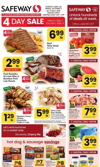 Safeway Flyer - 09/01/2023 - 09/07/2023.