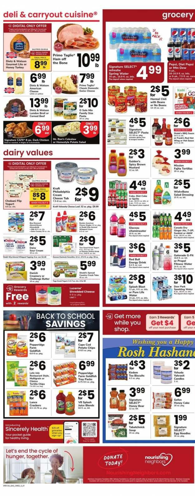 Safeway ad - 09/01/2023 - 09/07/2023. Page 4