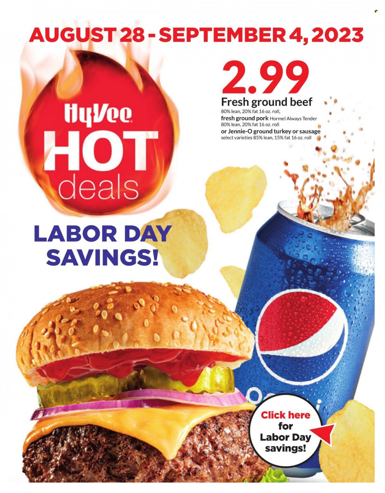 Hy-Vee ad - 08/28/2023 - 09/04/2023. Page 1