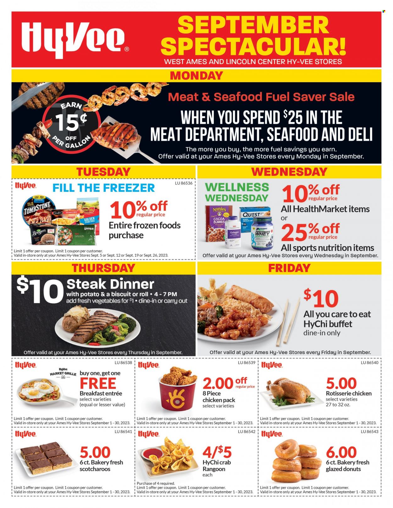 Hy-Vee ad - 09/01/2023 - 09/30/2023. Page 1