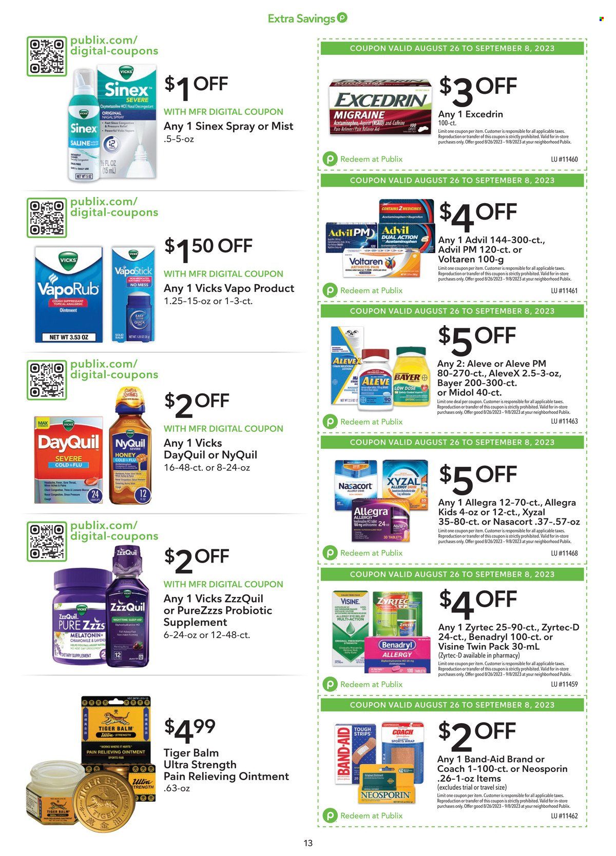 Publix ad - 08/26/2023 - 09/08/2023. Page 13