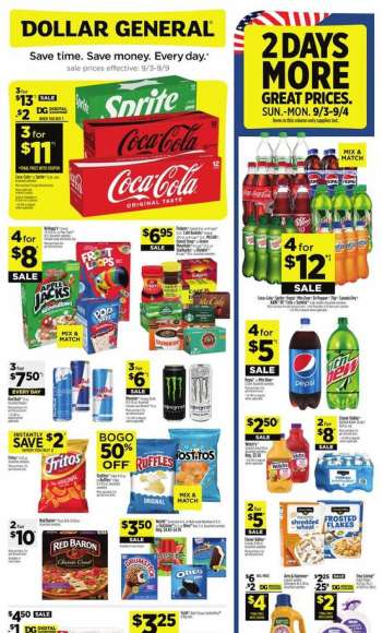 Dollar General Flyer - 09/03/2023 - 09/09/2023.