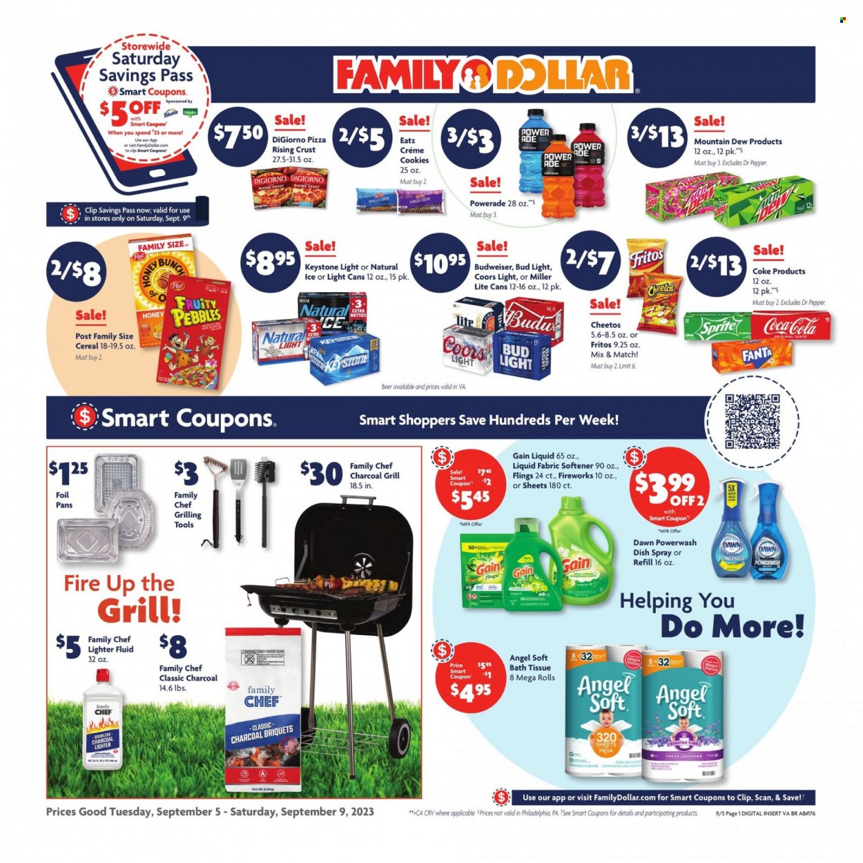 Family Dollar ad - 09/05/2023 - 09/09/2023. Page 1