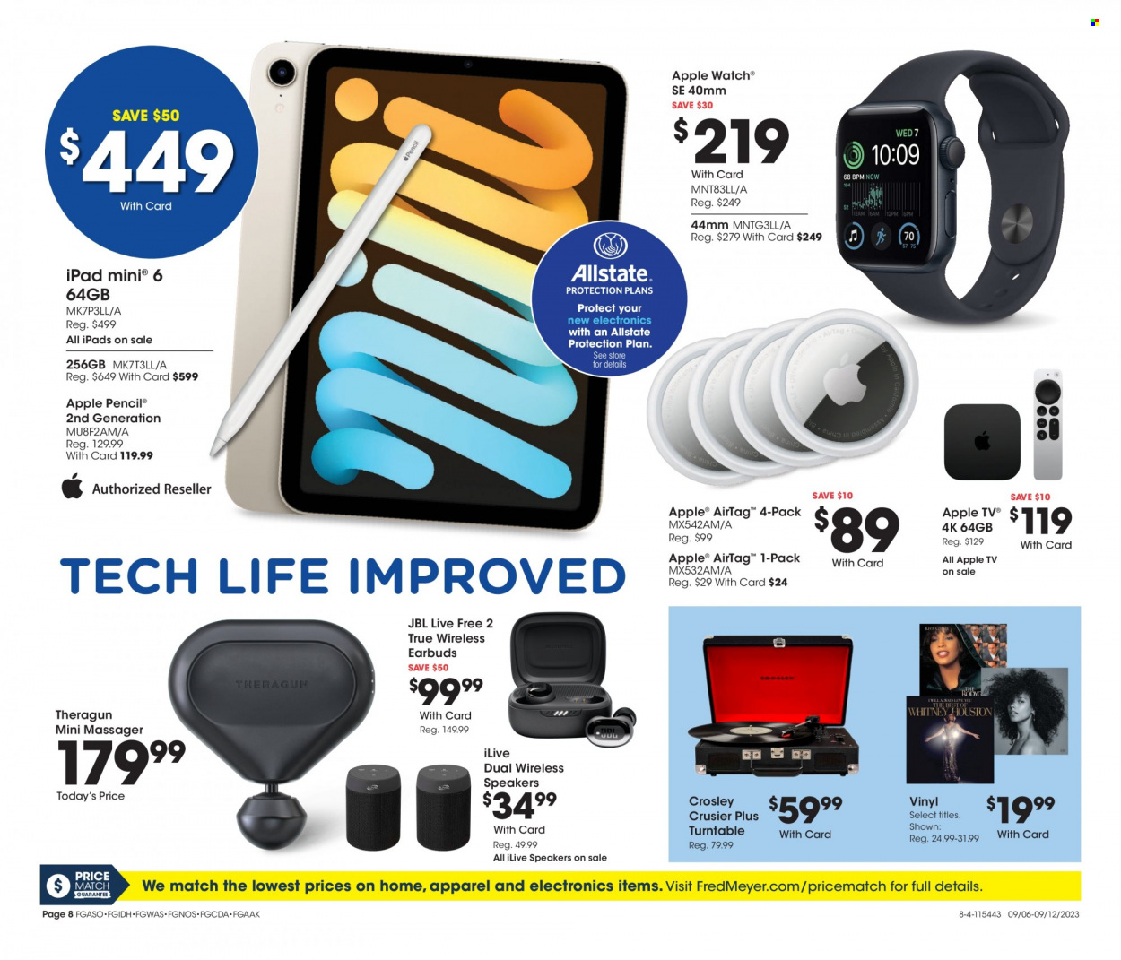 Fred Meyer ad - 09/06/2023 - 09/12/2023. Page 8