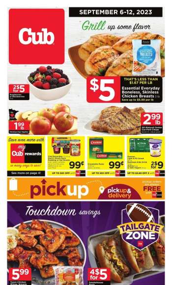 Cub Foods Flyer - September 06, 2023 - September 12, 2023.