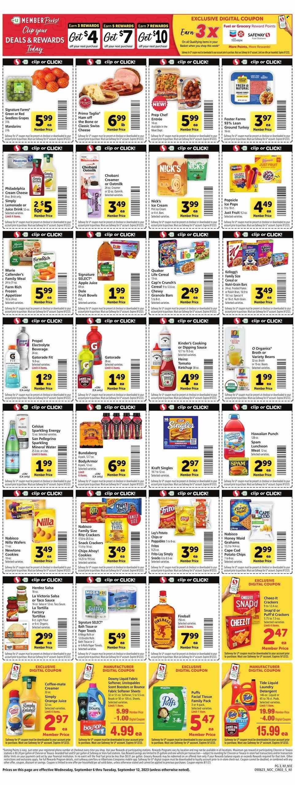 Safeway ad - 09/06/2023 - 09/12/2023. Page 3