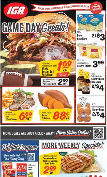 IGA Flyer - 09/06/2023 - 09/12/2023.