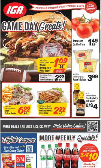 IGA Flyer - 09/06/2023 - 09/12/2023.