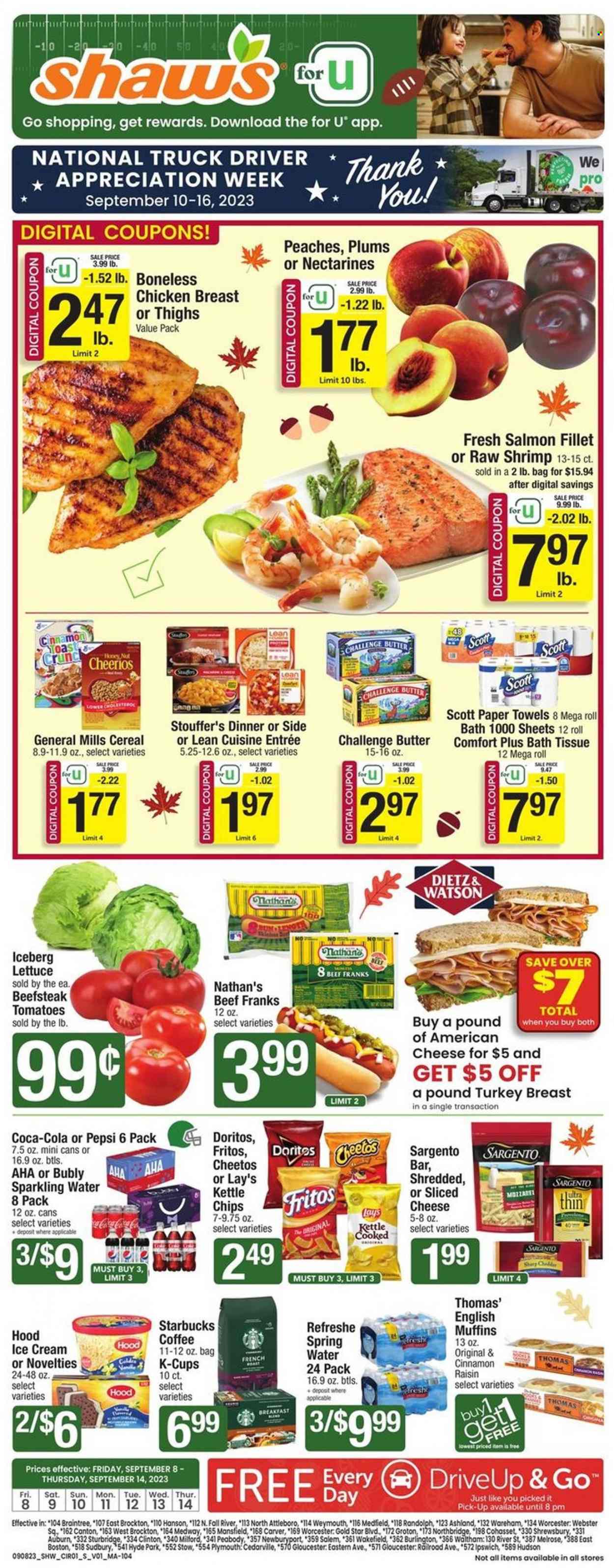 Shaw’s ad - 09/08/2023 - 09/14/2023. Page 1