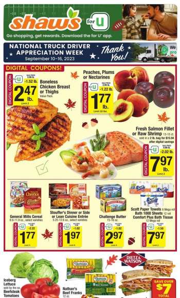 Shaw’s Flyer - 09/08/2023 - 09/14/2023.