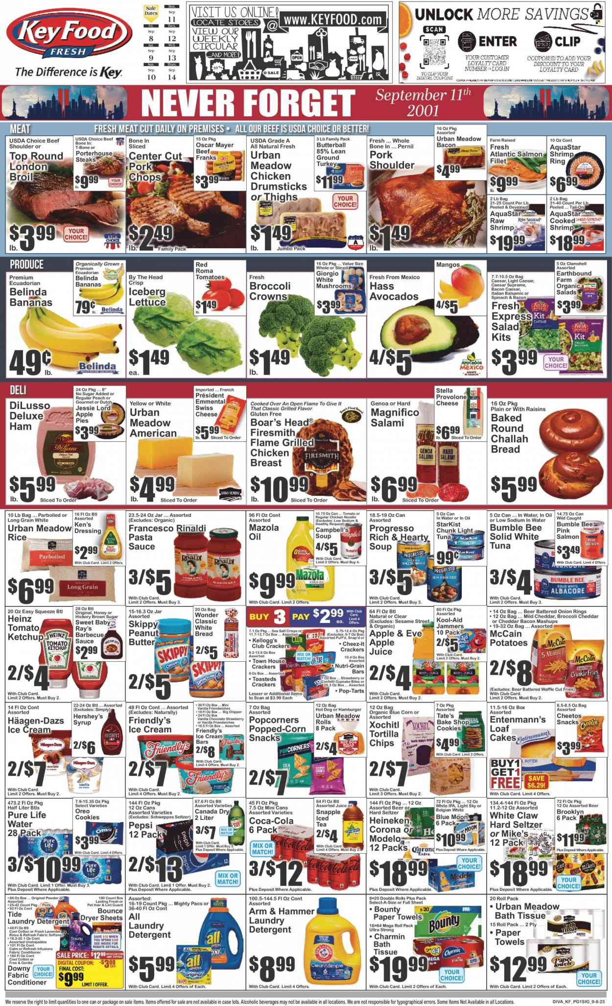 Key Food ad - 09/08/2023 - 09/14/2023. Page 1