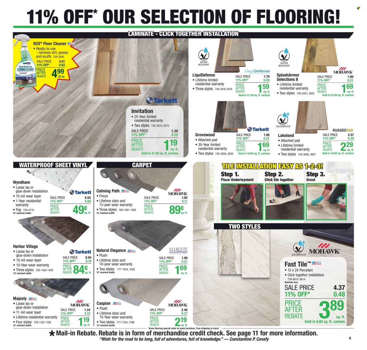 Menards ad - 09/07/2023 - 09/17/2023. Page 20