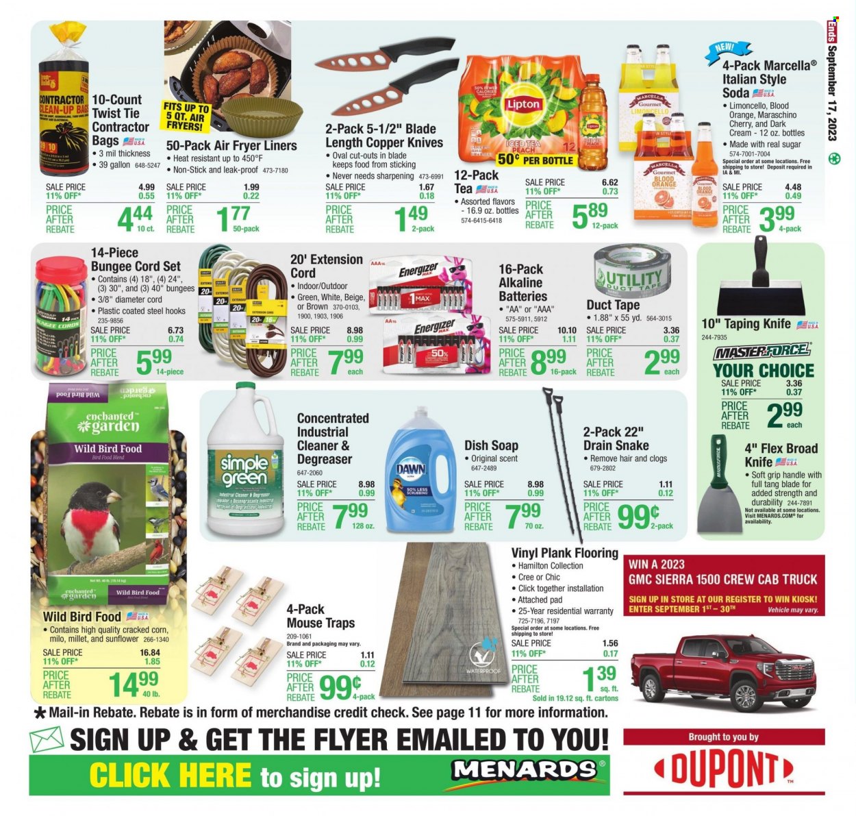 Menards ad - 09/07/2023 - 09/17/2023. Page 26