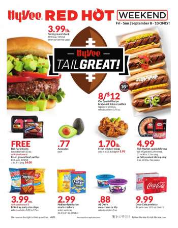 Hy-Vee Flyer - 09/08/2023 - 09/10/2023.