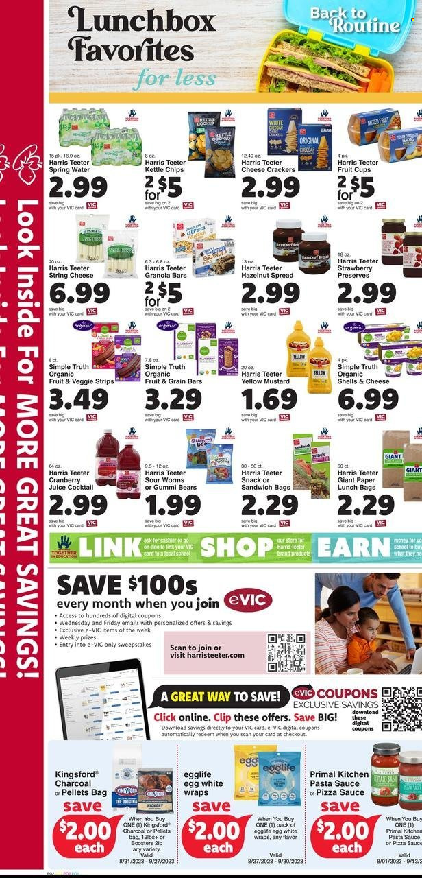Harris Teeter ad - 09/06/2023 - 09/12/2023. Page 6