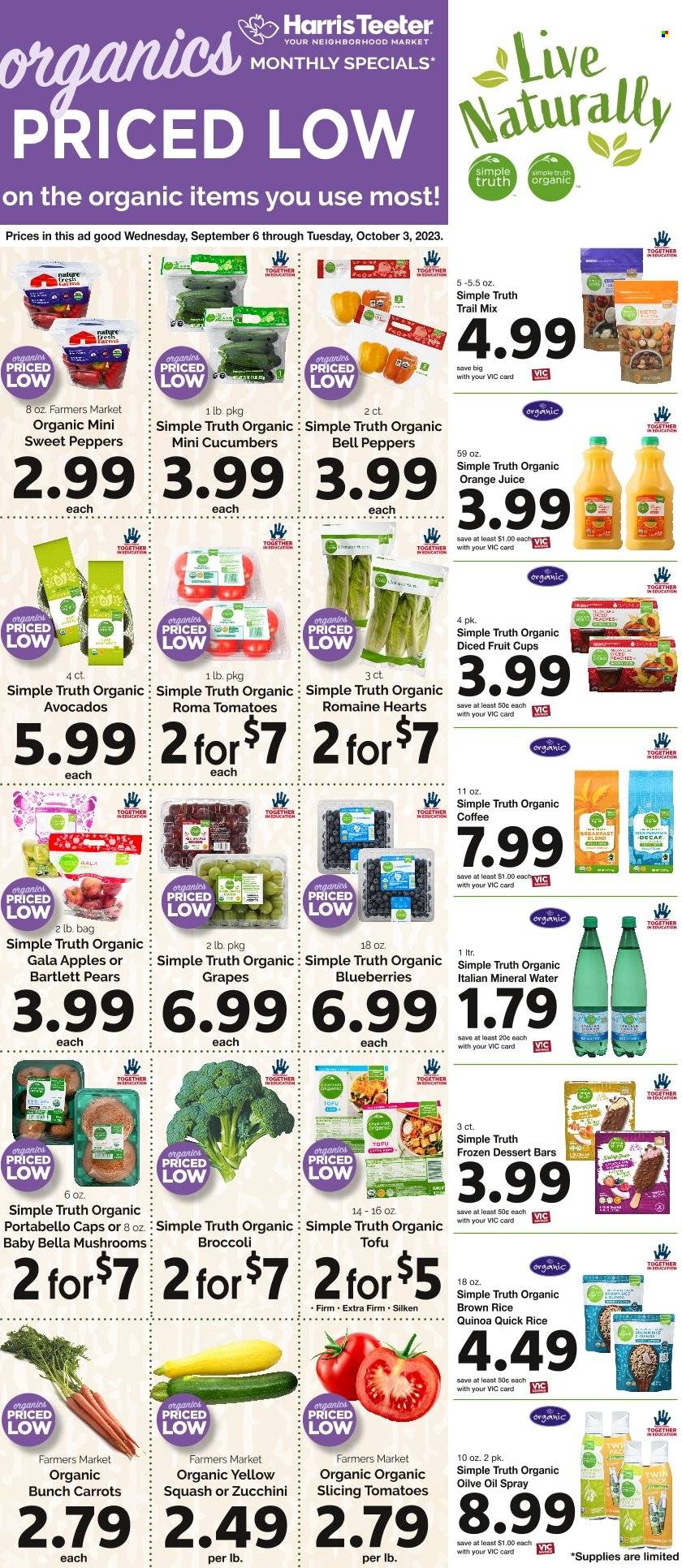 Harris Teeter ad - 09/06/2023 - 10/03/2023. Page 1