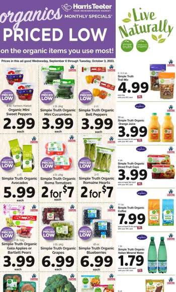Harris Teeter Flyer - 09/06/2023 - 10/03/2023.