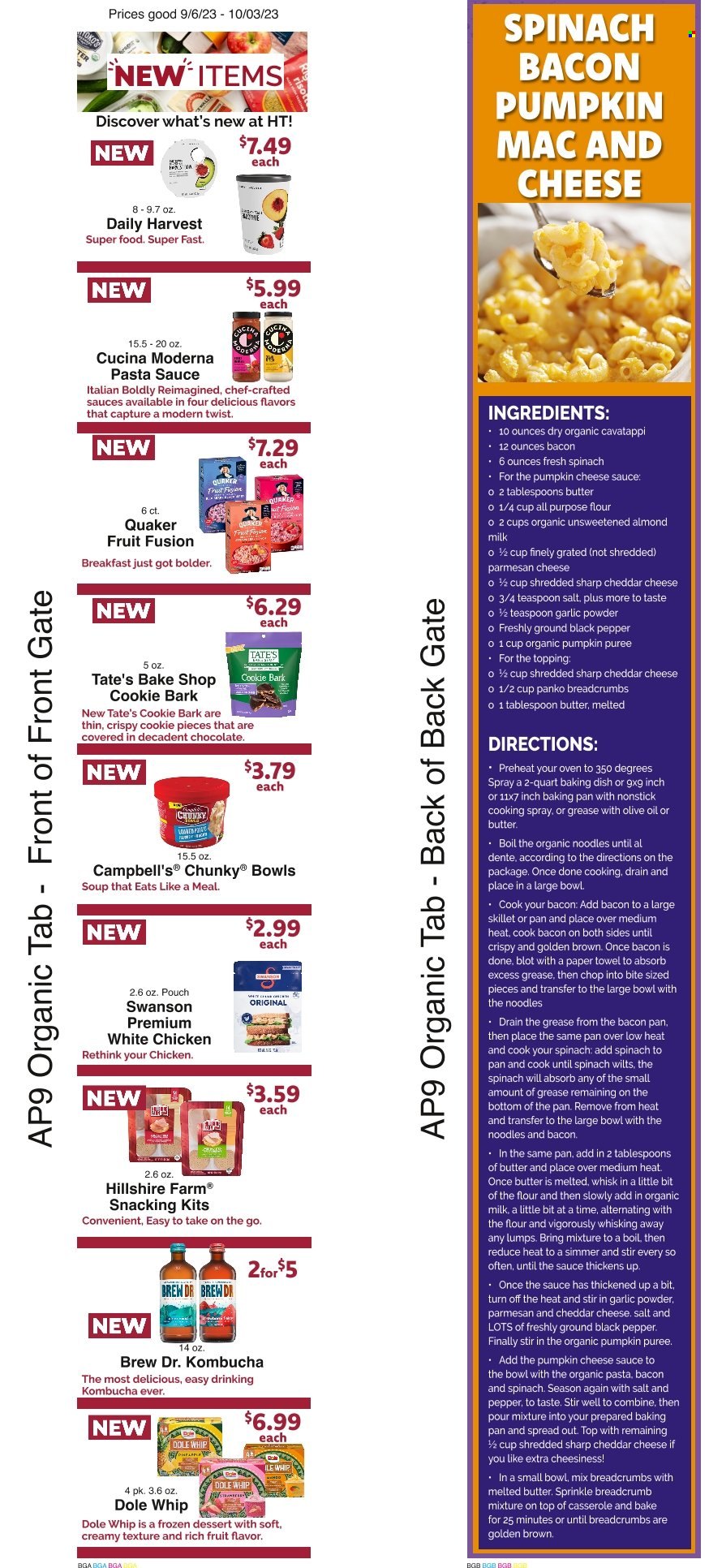 Harris Teeter ad - 09/06/2023 - 10/03/2023. Page 3