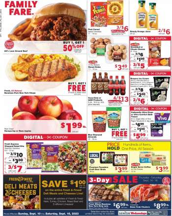 Family Fare Flyer - 09/10/2023 - 09/16/2023.