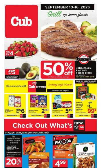 Cub Foods Flyer - September 10, 2023 - September 16, 2023.